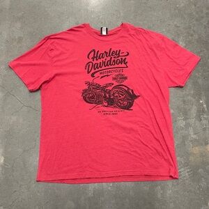 Harley Davidson Motorcycles Old Pueblo Graphic T-Shirt Men’s Size 2XL Red Tee